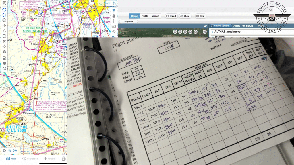 PPL Navigation Flight 2: YSCN - YCNK - Peter's Flight Log