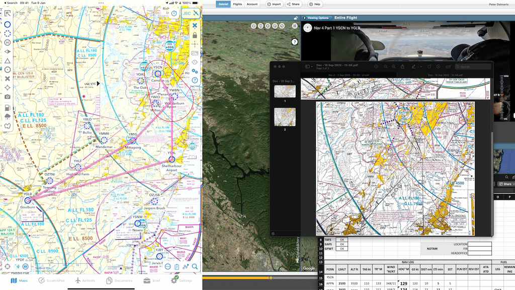 PPL Navigation Flight 4: YSCN - YGLB - Peter's Flight Log